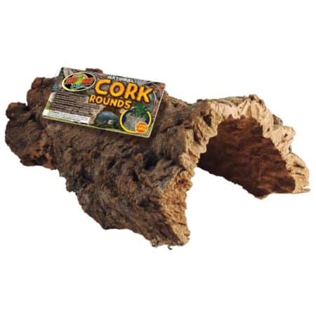 Cork rounds for reptile habitats, natural and durable decor.