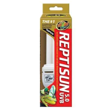 ReptiSun 5.0 UVB fluorescent lamp for reptiles, ideal for providing essential UVB rays.