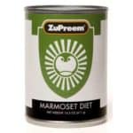 ZuPreem Marmoset Diet can for small primates, ideal for marmosets and tamarins.