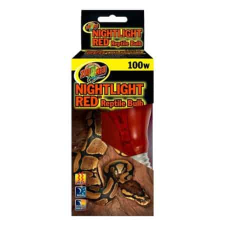 Red Reptile Nightlight Bulb for Terrariums.