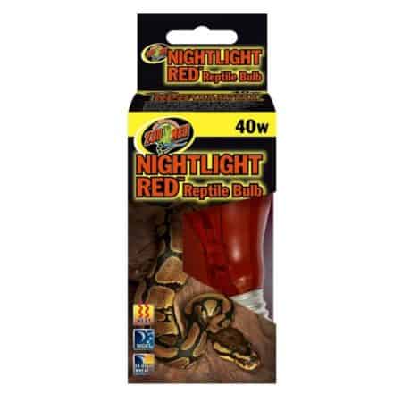 Red Reptile Nightlight Bulb for Terrariums.
