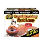 Repti Basking Spot Lamp 100w 2pack