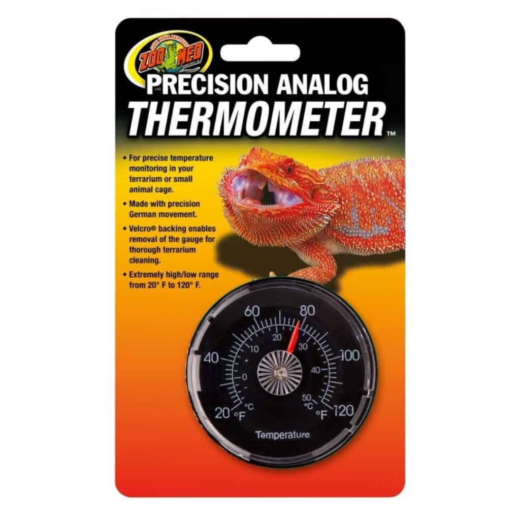 Zoo Med Analog Reptile Thermometer Underground Reptiles