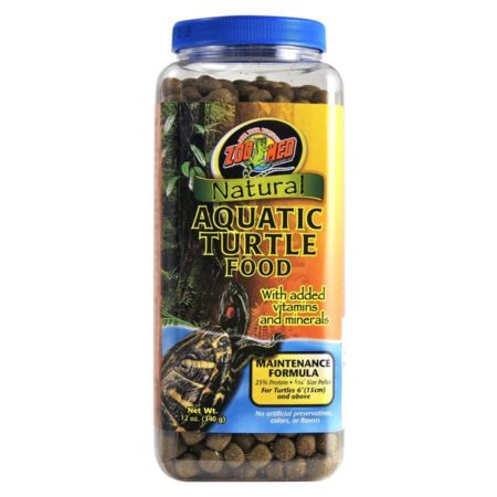 Aquatic turtle food with added vitamins and minerals for healthy growth. Suitable for turtles up to.
