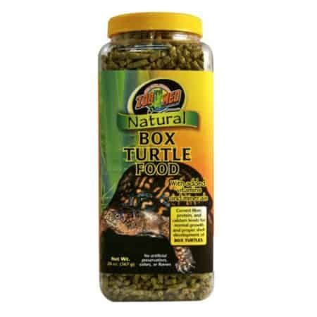 Natural Zoo Med Box Turtle Food for healthy reptile diets.