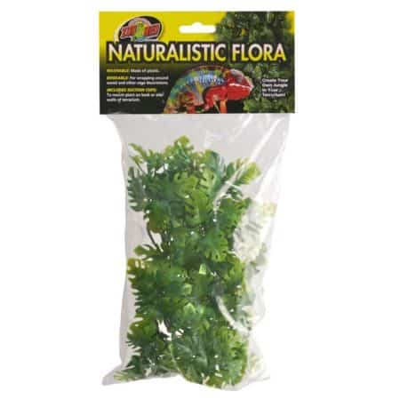 Artificial Amazonian plant for reptile enclosures and terrariums.