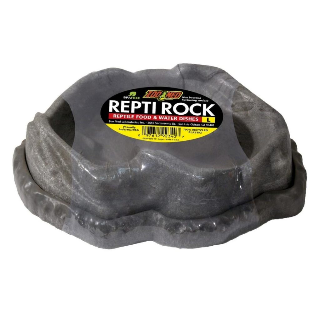 Zoo Med Combo Repti Rock Food and Water Dish Underground Reptiles