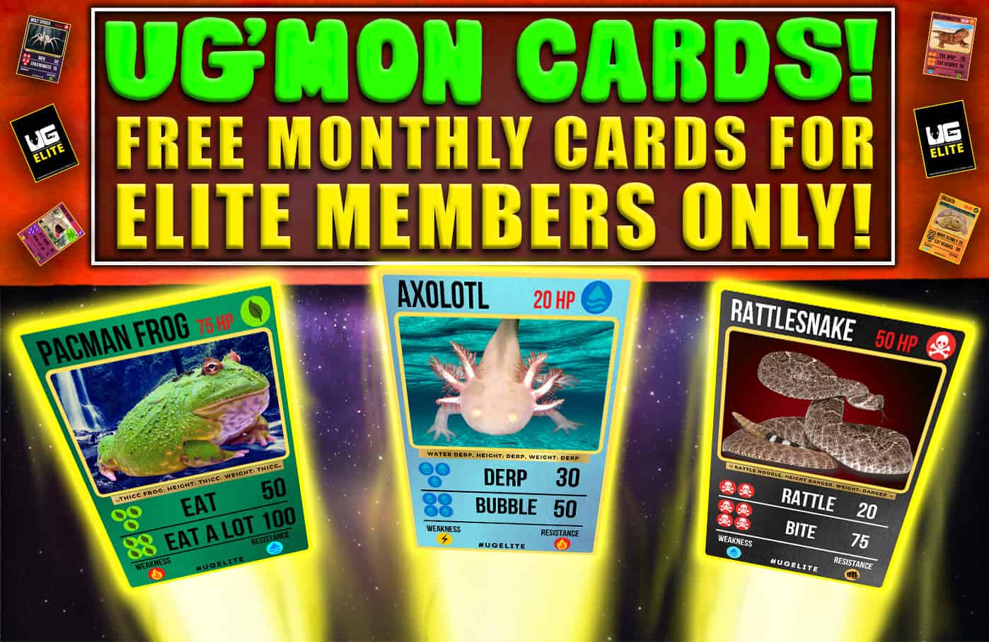 UGMon Cards - UG Elite Members Only