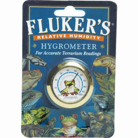 Fluker's Relative Humidity Round Hygrometer