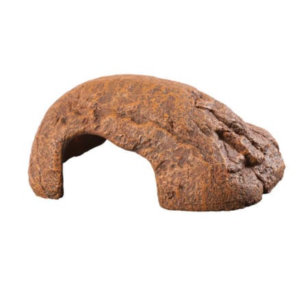 Rusty metal hook with a curved shape, ideal for vintage or industrial decor.