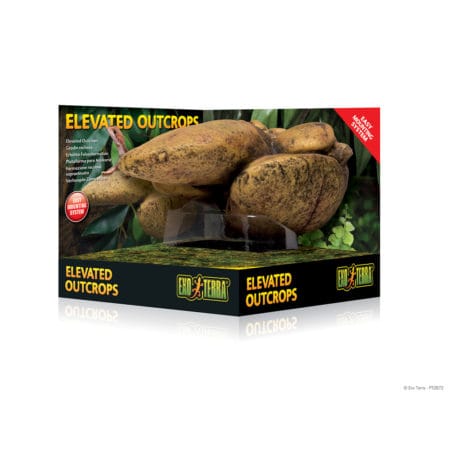 Elevated Outcrops reptile and amphibian habitat decor for terrariums.