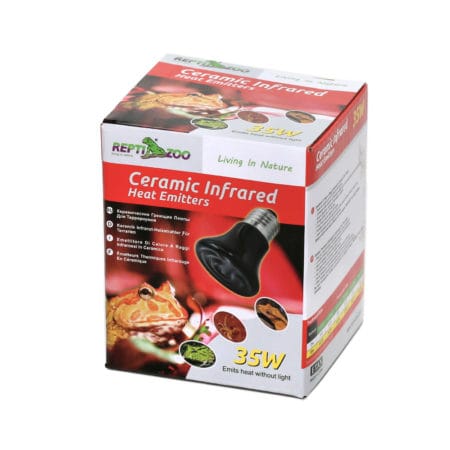 Ceramic Infrared Heat Emitter for reptiles, terrariums, and vivariums, providing heat without light.