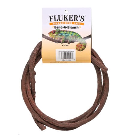 Reptile hideaway toy for snakes and lizards, 6 inches long, flexible and safe for enclosure use.