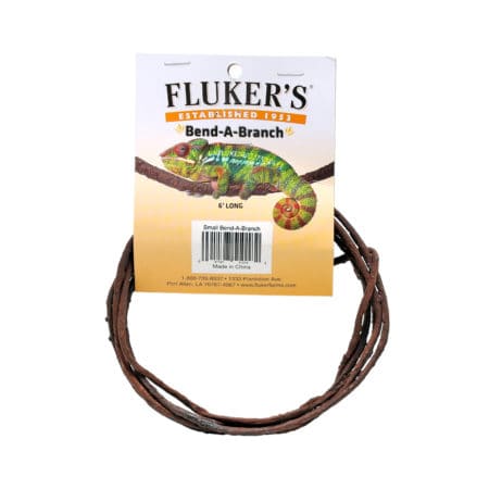 Reptile chew toy Bend-A-Branch for chameleons and lizards, 6 inches long.