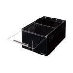 REPTIZOO - Black Acrylic Habitat - 12” x 8” x 6”