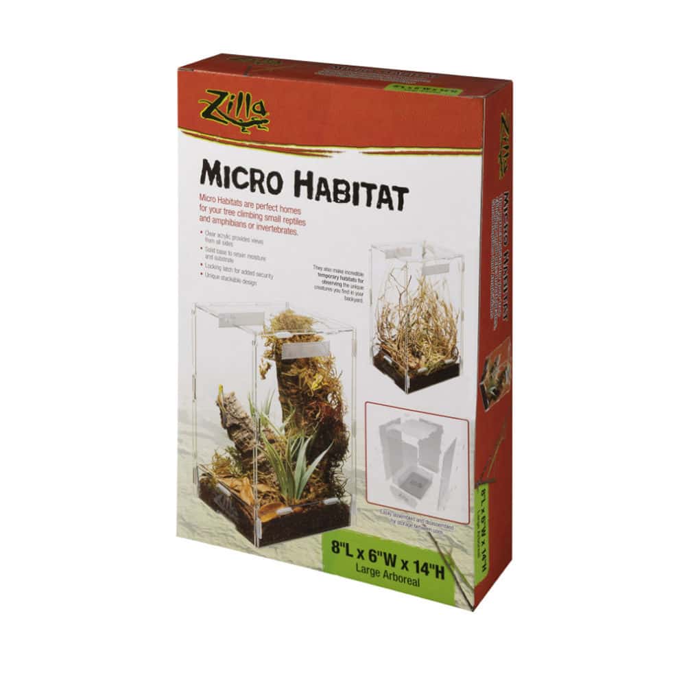 Zilla Micro Habitat Terrestrial Terrarium Underground Reptiles