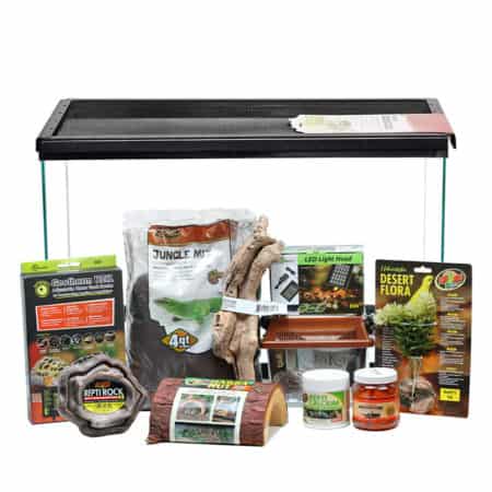 COMPLETE Leopard Gecko Setup Economy With Tank 616421041173