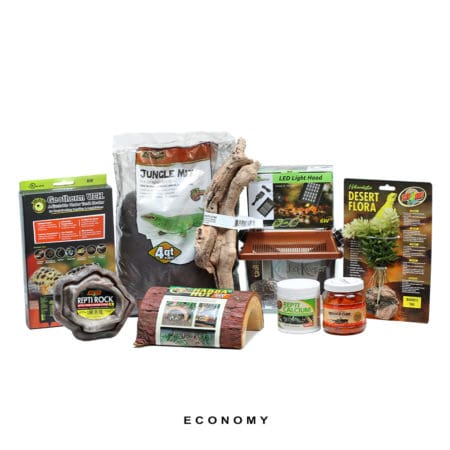 COMPLETE Leopard Gecko Setup Economy Without Tank 616421041180