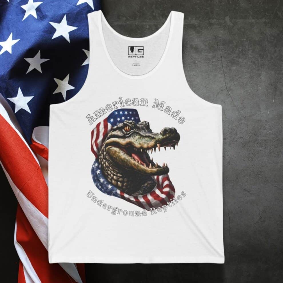 "American Made" Jersey Tank Top Underground Reptiles