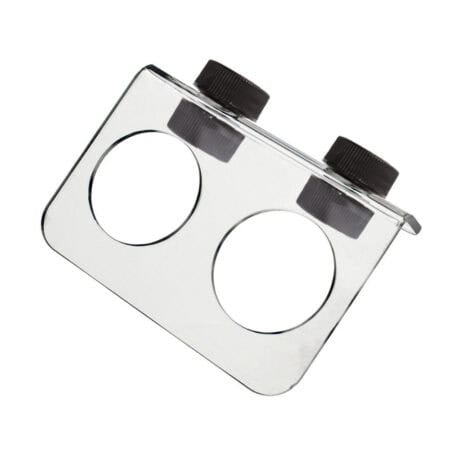 Clear reptile water dish with lid for terrariums and enclosures.