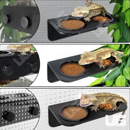 Repti Zoo Magnetic Gecko Feeder (2 Cups)