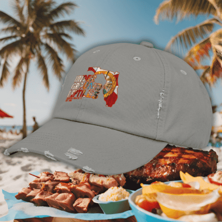 UGR Florida Flag Distressed Hat