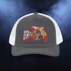 Embroidered Trucker Hat Florida Flag - Underground Reptiles