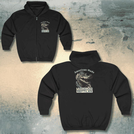 Underground Reptiles Full Zip Hoodie