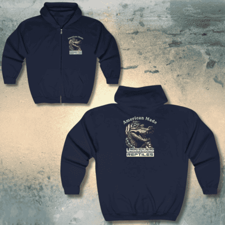 Underground Reptiles Full Zip Hoodie
