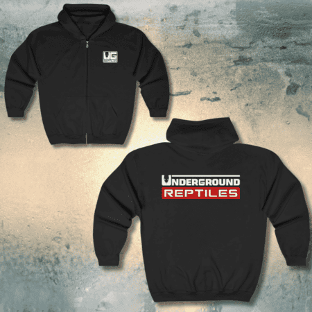Underground Reptiles Full Zip Hoodie