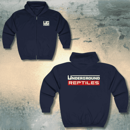 Underground Reptiles Full Zip Hoodie