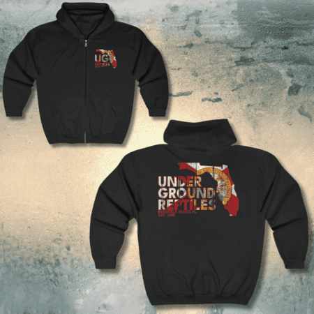 Underground Reptiles Full Zip Hoodie