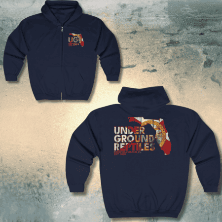 Underground Reptiles Full Zip Hoodie