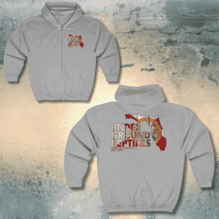 Underground Reptiles Full Zip Hoodie