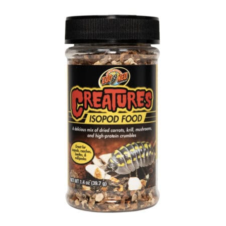 High-Protein Reptile Isopod Food for Crickets and Roaches.