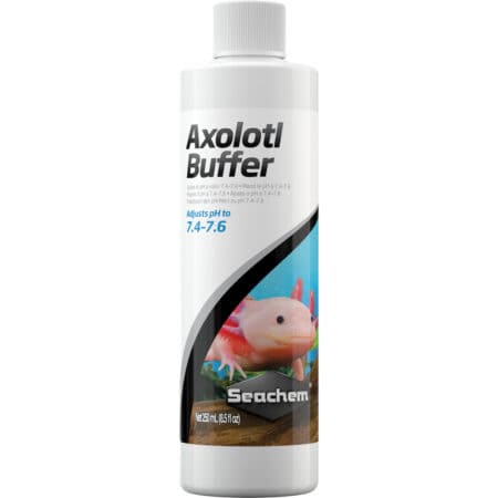 Axolotl Buffer for aquatic reptiles, 8 fl oz, ideal for water quality.