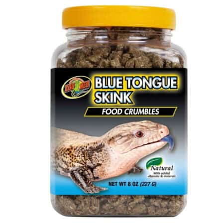 Blue Tongue Skink food crumbles for reptile nutrition.