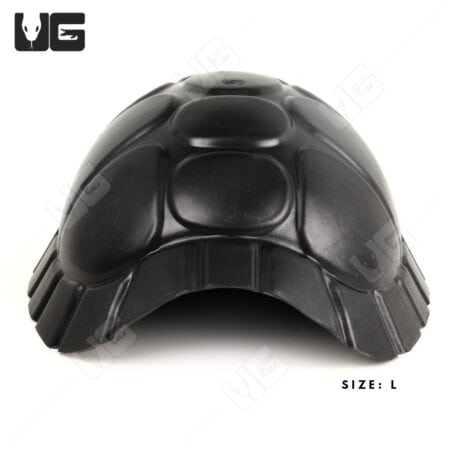 Large black reptile hideout for snakes and lizards, durable plastic shelter.