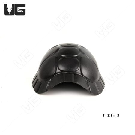 Black turtle shell reptile accessory for small reptiles and turtles, ideal for habitat decoration an.