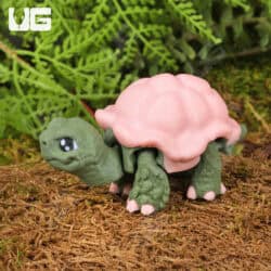3D UG Critters - Pink & Green Tortoise