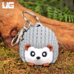 3D UG Critter Keychains - Hedgehog